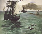 Edouard Manet Les marsouins,marins (mk40) oil